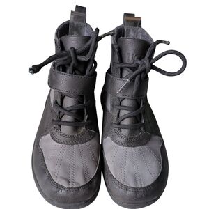Ugg Australia Kids Kaylen Waterproof Boots Size 3 Grey‎ and Black